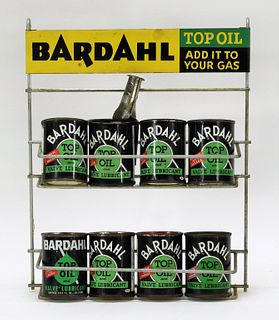 Bardahl Auto Advertising Valve Oil Can Display