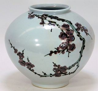 LG Japanese Kousa Dogwood Pottery Vase