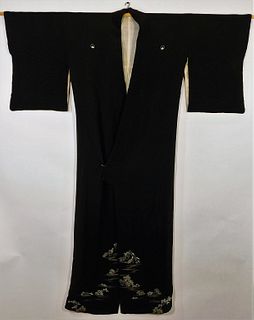 Japanese Five Crested Tomesode Kimono