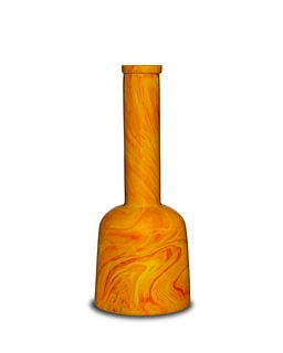Chinese Peking Glass Long-Neck Vase, Qianlong