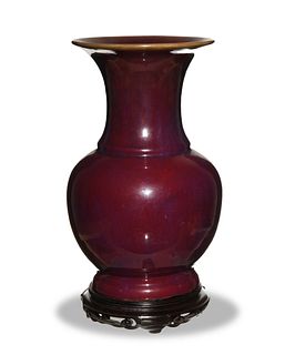 Chinese Flambe Vase, 18th Century
