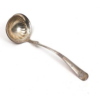 EARLY GORHAM STERLING SILVER PUNCH LADLE