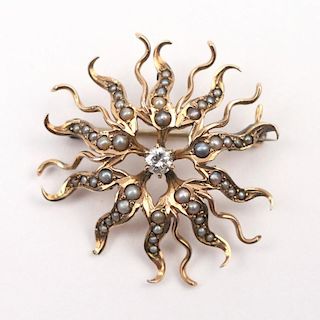VICTORIAN GOLD PIN