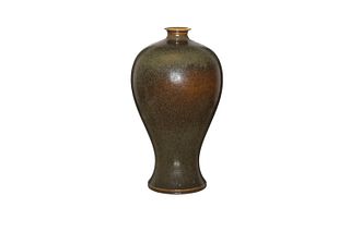 Chinese Teadust Glazed Meiping Vase, 19th Century