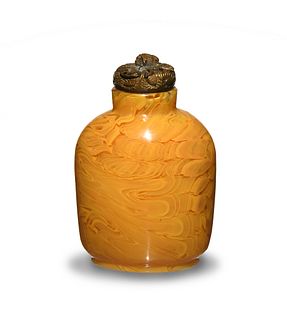 Chinese Peking Glass Snuff Bottle, 19th Century