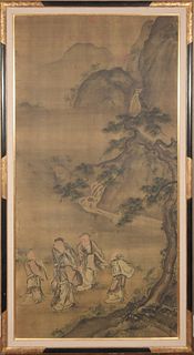 Chinese Painting of 5 Ancient Lords