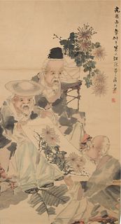 Chinese Painting by Wang Qian, 1906