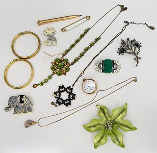 LARGE LOT OF GREAT VINTAGE COSTUME JEWELRY