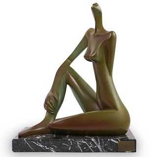 Luisa Sallent (Spanish, B.1935) Nude Bronze