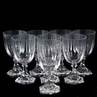 (8 Pc) Sevres Crystal Wine Glasses