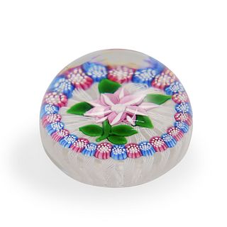 Perthshire Crystal Millefiori Paperweight