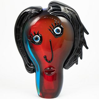 Picasso Style Abstract Glass Sculpture