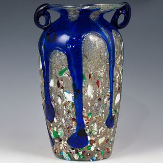 Murano "Mosaic" Glass Vase