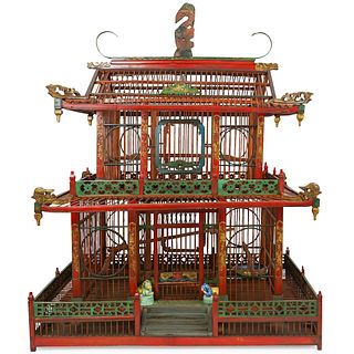 Antique Chinese Bird Cage