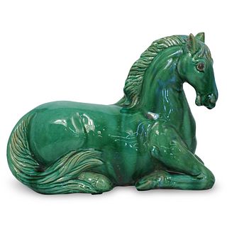 Chinese Ceramic Glazed Horse