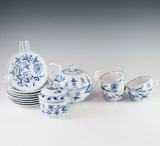 Meissen "Blue Onion" Porcelain Set