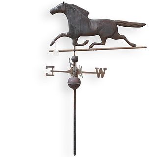 Copper Running Horse Weathervane