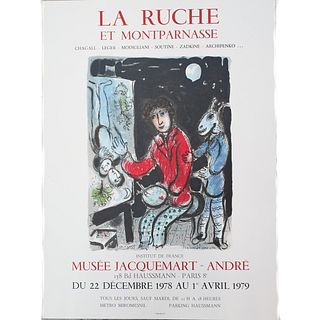 Marc Chagall Lithograph Exhibition Poster