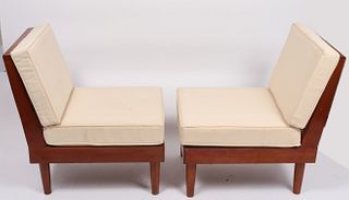 H. Rockwood New Hope Style Lounge Chairs, Pr