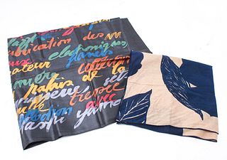 Gaultier & Givenchy Silk Scarves, 2