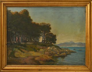 Carl Stilling "St Tropez" Oil on Canvas