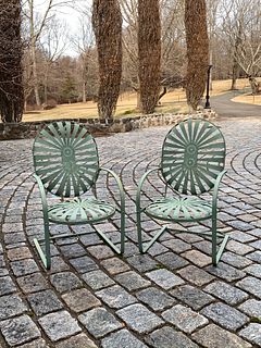 Francois Carre Attrib Garden Patio Outdoor Chairs