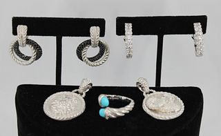 Judith Ripka Designer Silver Jewelry (5 Pc.s)