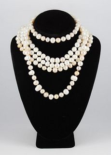 Cultured Freshwater Pearl Necklaces, Group of 3