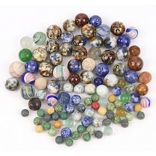 COLLECTION OF ANTIQUE MARBLES