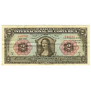 1932 COSTA RICA 2 COLONES