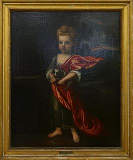 SIR GODFREY KNELLER (UK 1646-1723) OIL PORTRAIT