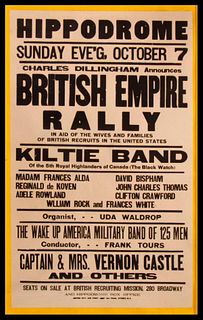 British World War I Poster