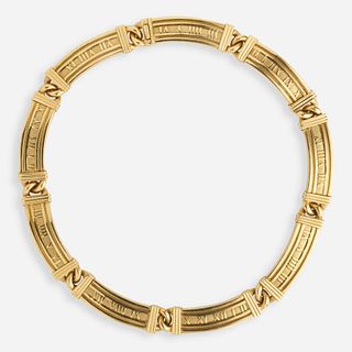 Tiffany & Co., Gold 'Atlas' necklace