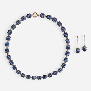 Wedgwood, Suite of porcelain bead jewelry