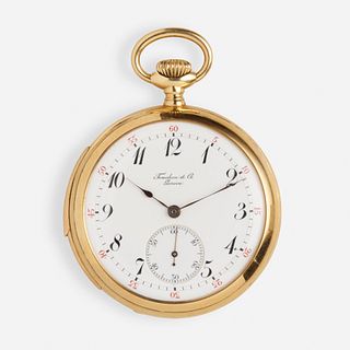 Touchon & Co. Gold minute repeater pocket watch
