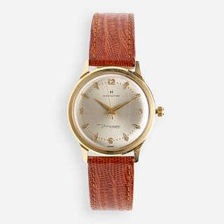 Hamilton, Gold 'Thin-O-Matic' wristwatch