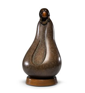 Kim Obrzut 
(HOPI, B. 1969)
Bronze, untitled maiden, 1999