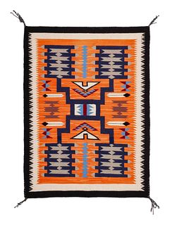 Annie Tsosie
(DINE, B. 1941)
Navajo Storm Pattern Weaving