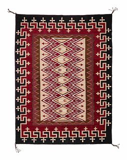 Frances Begay, Master Weaver
(DINE, B. 1966)
Navajo Teec Nos Pos Weaving
