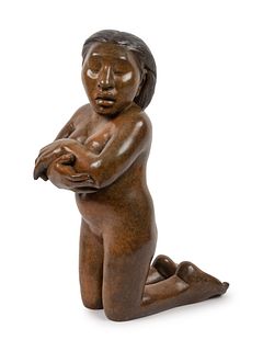 Roxanne Swentzell
(SANTA CLARA, B. 1962)
Bronze, untitled