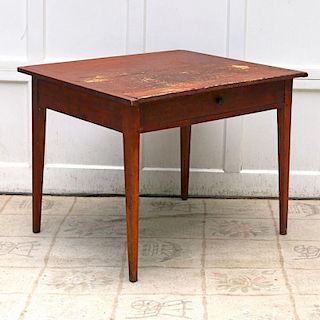 FEDERAL ONE-DRAWER TAVERN TABLE