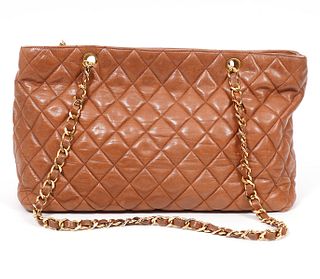 Chanel Quilted Lambskin Vintage Tote 1989