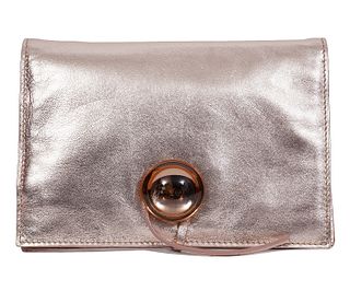 Baccarat Rose Gold Leather Belt Bag