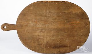 Pine dough board, 19th c.