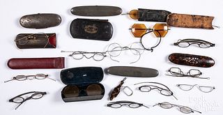 Collection of early spectacles