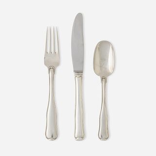 Harald Nielsen, Old Danish flatware service with fitted canteen