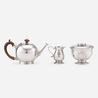George II/III teawares, collection of three