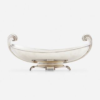 F. Pieret, George V Art Deco centerpiece bowl