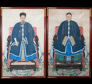 Large Chinese Rice Paper Paintings