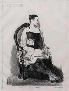 George Bellows (American, 1882-1925)      Elsie, Figure
